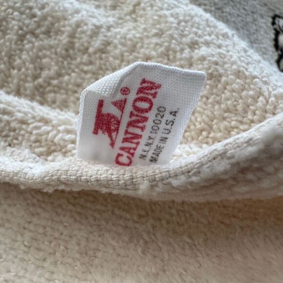 Vintage Teddy Bear Cream Hand or Dish Towels Set of 4 - Picture 8 of 9